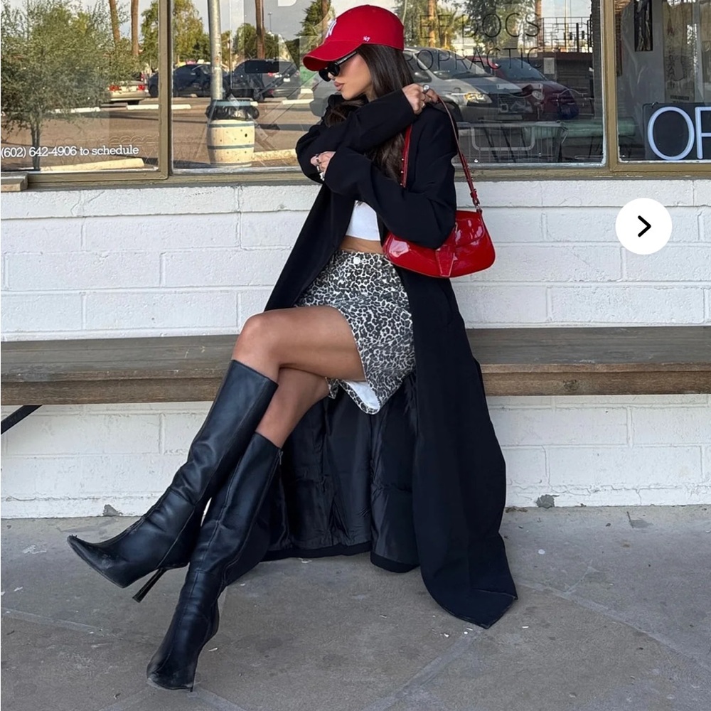 Black trench coat